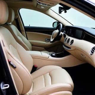 Luxury car interior deep clean results